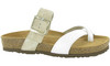 White Pearl Leather/Sand Stone Suede